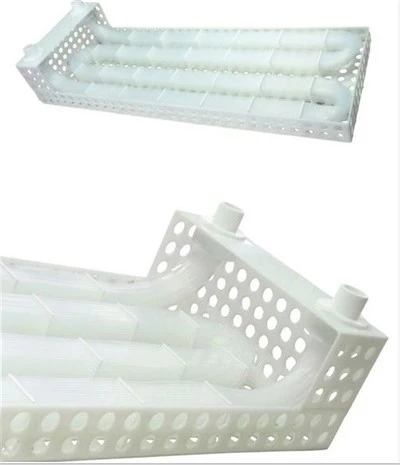 Korroosiota estävät fluoroplastiset (PFA/FEP/PTFE) lämmönvaihtimet